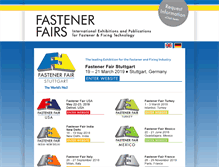 Tablet Screenshot of fastenerfair.com